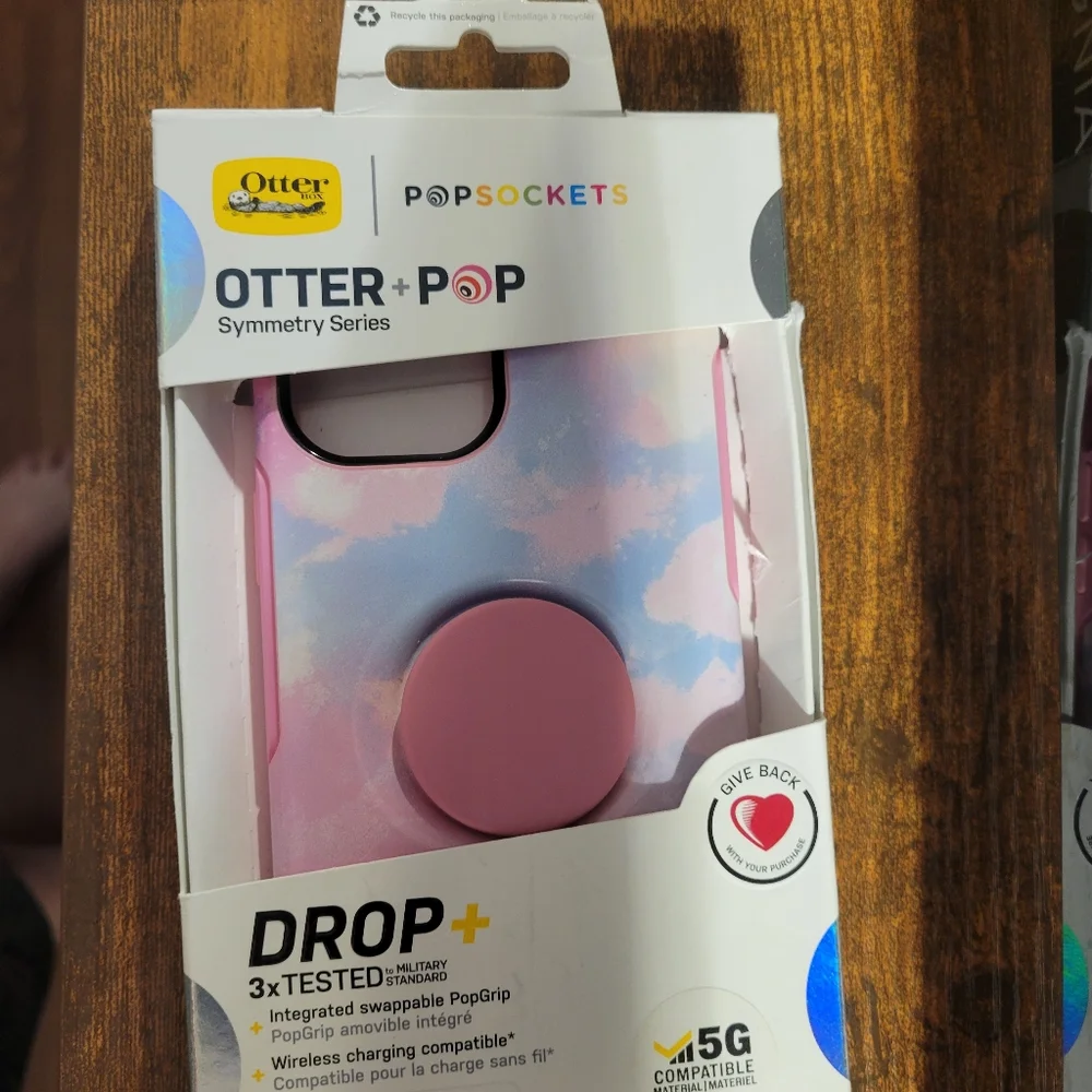 iPhone 12 PRO MAX Otterbox Popsocket case - Picture 1 of 3